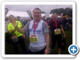 Olivia's daddy (Andrew) showing off his 10K medal