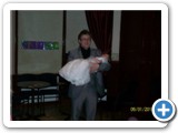 Olivia and her godfather Chris