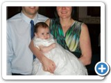 Olivia with Mummy and Daddy