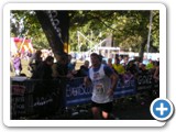 Uncle John finishing the marathon